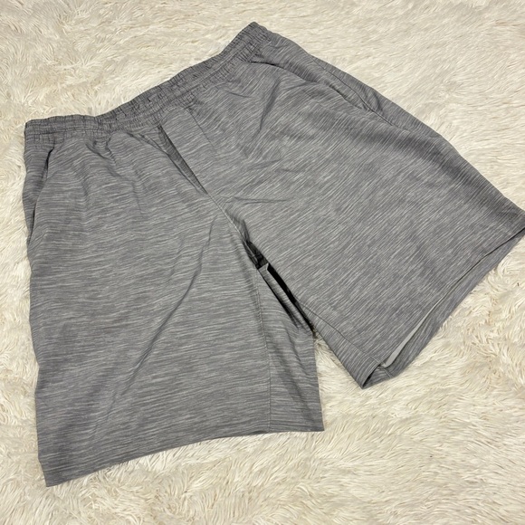 Lululemon Pace Breaker Short Linerless Heather Allover Sea Gray Men’s Size Large - Picture 5 of 16